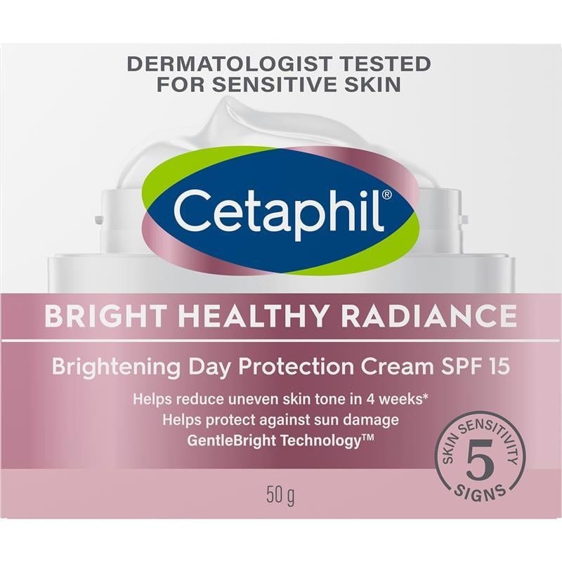 Kem dưỡng da ban ngày Cetaphil Bright Healthy Radiance Brightening Day Protective Cream SPF15 50g