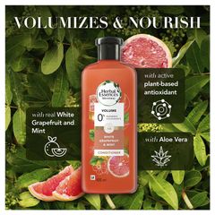 Dầu xả Herbal Essences Bio Renew Naked Volume Grapefruit Mosa Mint 400ml