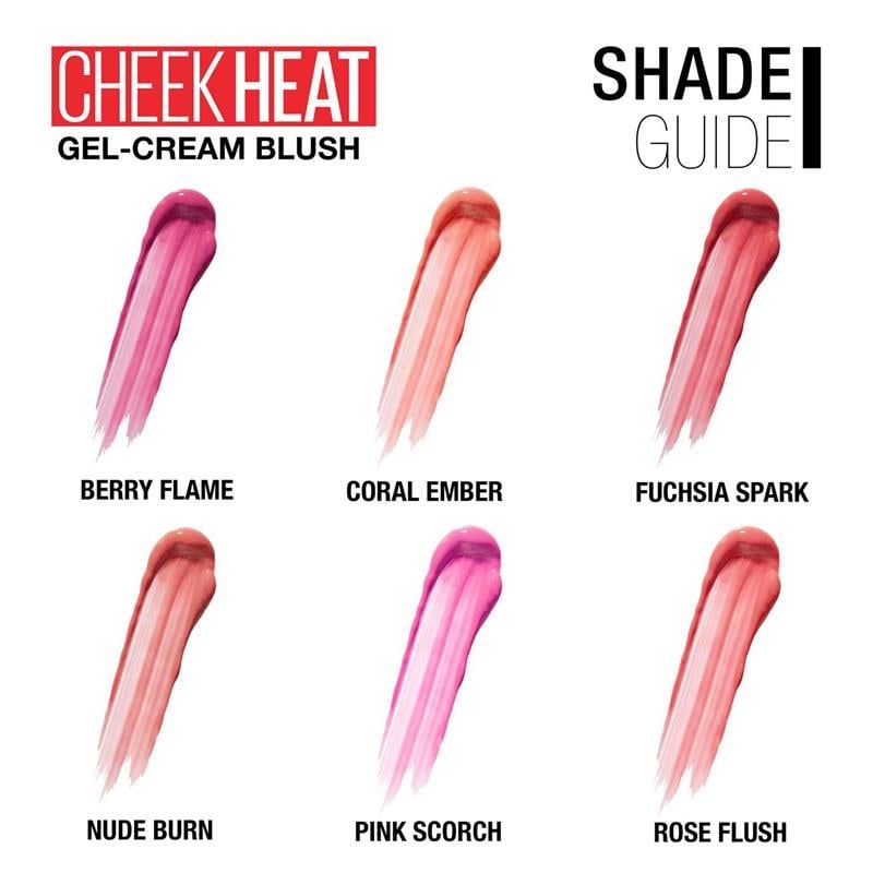 Phấn má hồng Maybelline Cheek Heat Pink Scorch