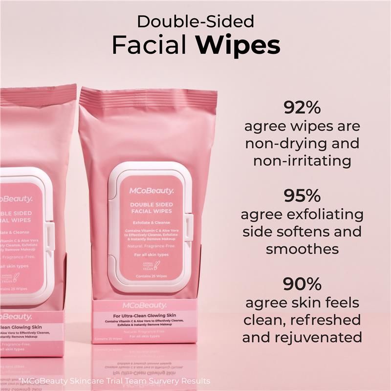 Khăn lau mặt hai mặt MCoBeauty