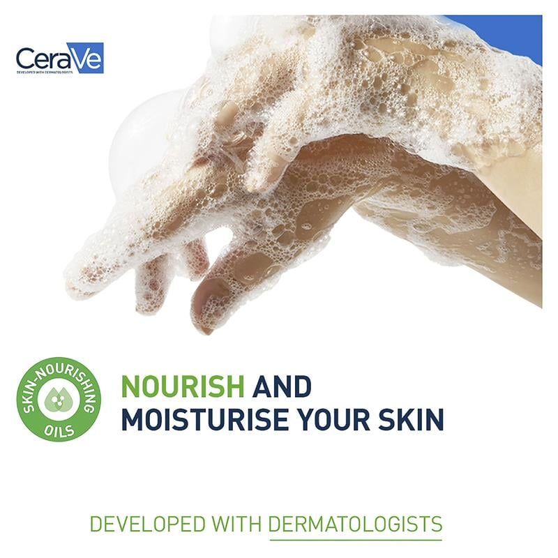 Sữa rửa mặt tạo bọt dưỡng ẩm CeraVe 473ml