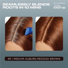 Thuốc nhuộm tóc vĩnh viễn Clairol Nice N Easy Root Touch Up 5R Medium Auburn