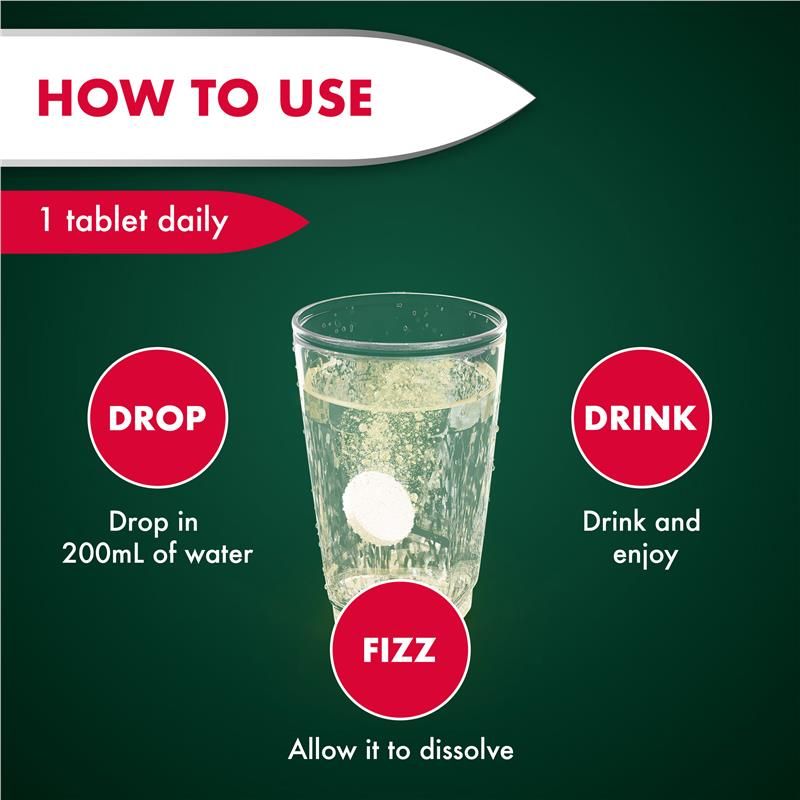 Viên sủi bổ sung Magiê + Hỗ trợ cơ bắp Nature's Own 60 viên