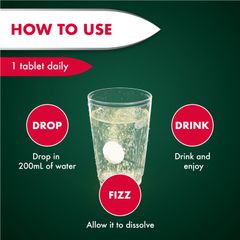 Viên sủi bổ sung Magiê + Hỗ trợ cơ bắp Nature's Own 60 viên