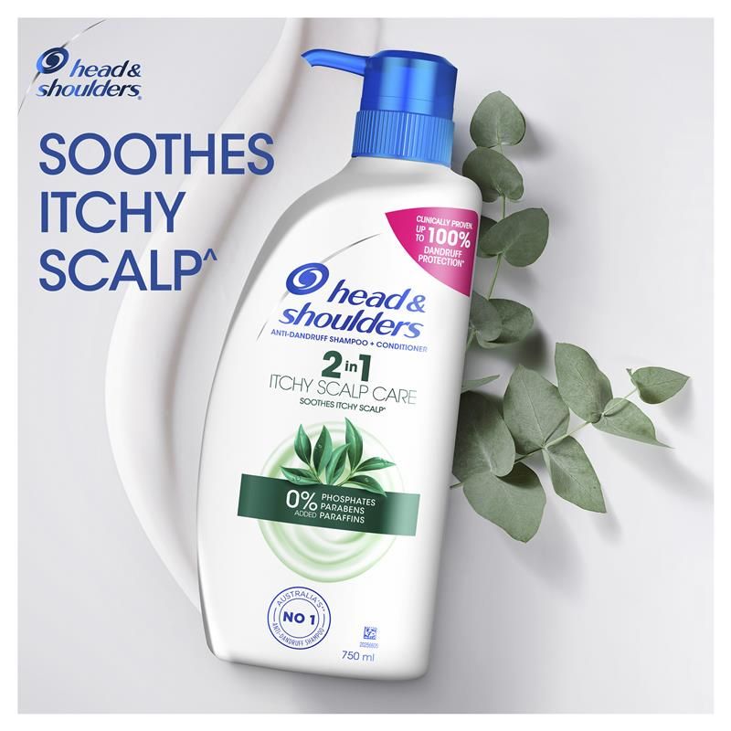 Dầu gội + dầu xả Head & Shoulders Itchy Scalp Care 2in1 750ml