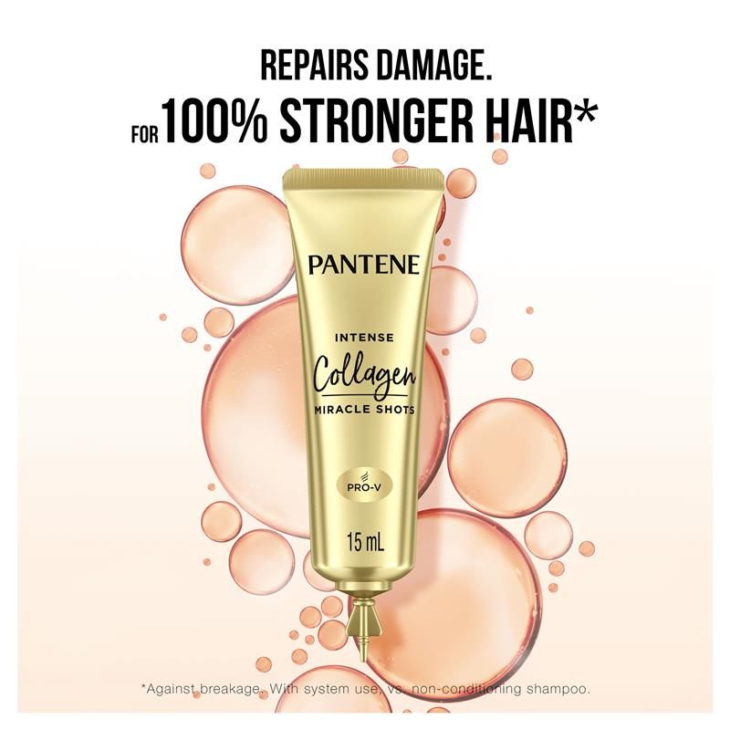 Pantene Intense Miracle Treatment Shots Collagen Repair 3 Gói 15ml