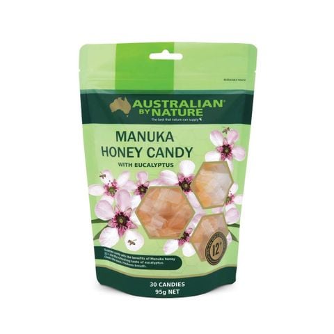 Kẹo mật ong Manuka của Úc Nature 12+ (Mgo 400) với khuynh diệp