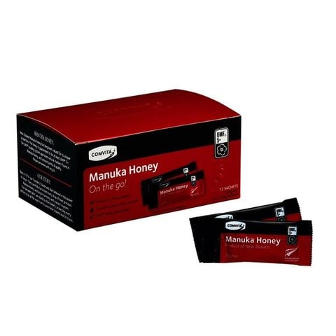 Mật ong Manuka Comvita On The Go UMF 5+ 10g x 12 gói