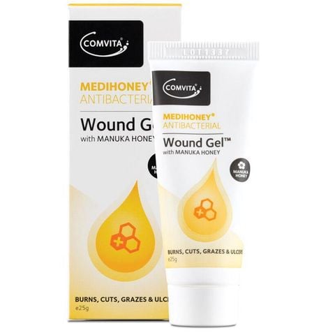 Gel trị vết thương kháng khuẩn Comvita Medihoney với mật ong Manuka 25g