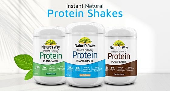 Nature's Way Instant Natural Protein hương vani 375g