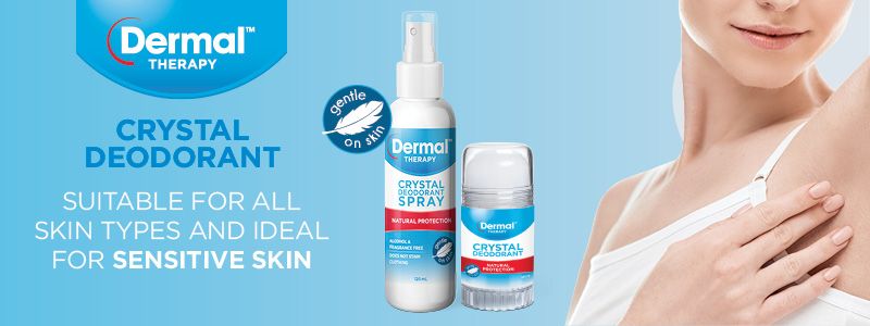 Lăn khử mùi Dermal Therapy Crystal 120g