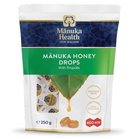 Manuka Health Manuka Honey Drops Propolis Túi 58 Giọt 250g
