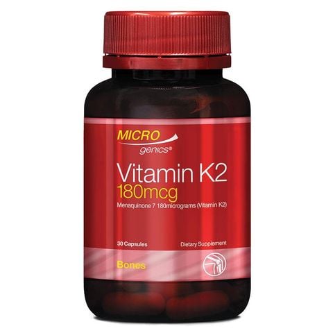 Microgenics Vitamin K2 180mcg 30 Viên