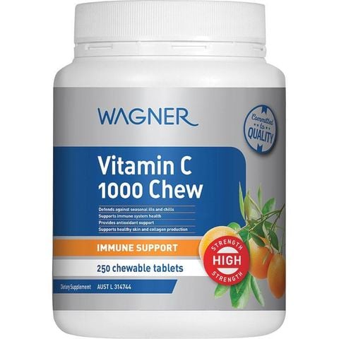 Wagner Vitamin C 1000 Viên Nhai 250 Viên