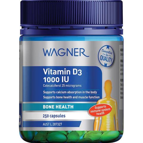 Wagner Vitamin D3 1000IU 250 Viên