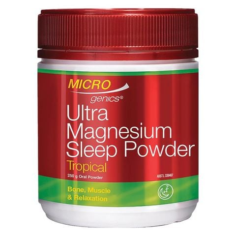 Bột Microgenics Ultra Magiê Sleep Hương vị nhiệt đới 250g