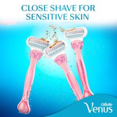 Dao cạo râu dùng một lần Gillette Venus Sensitive 3 gói