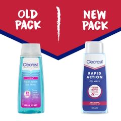 Sữa rửa mặt dạng gel Clearasil Ultra Rapid Action 200 ml