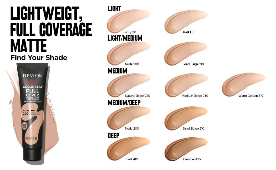 Kem Nền Revlon Colorstay Full Cover Natural Beige MỚI