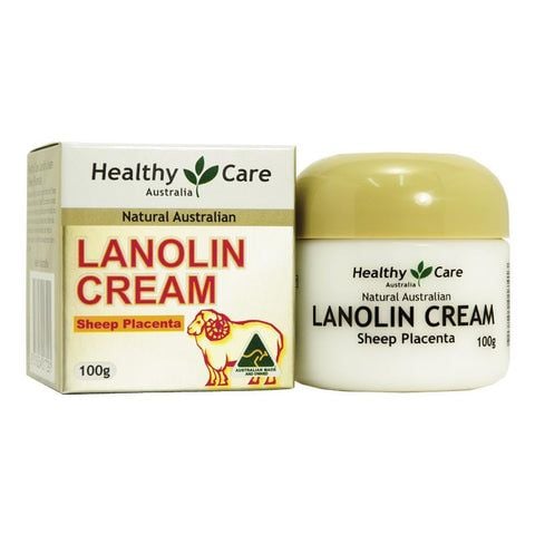 Kem dưỡng da Lanolin Healthy Care với nhau thai cừu 100g