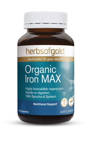 Herbs of Gold Organic Iron MAX / 30 viên nang