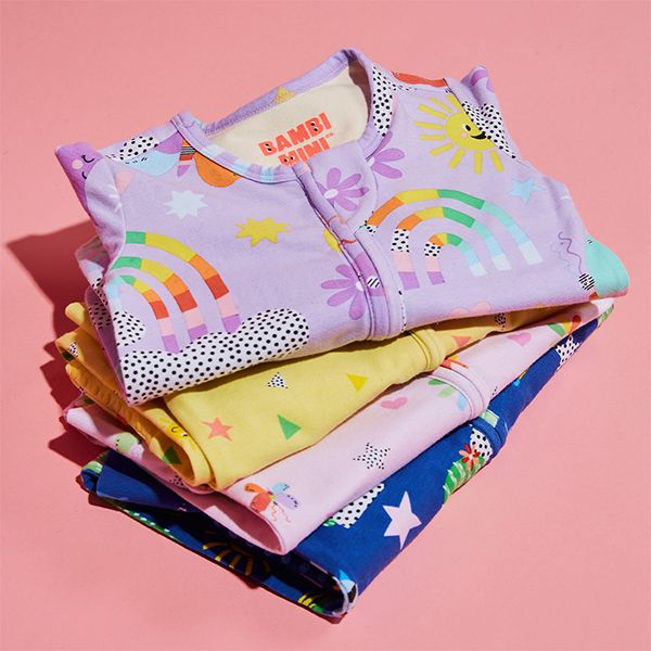 Bambi Mini Co. Wrigglesuit 0 Sơ sinh Pastel Lilac