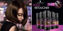 Schwarzkopf Root Retoucher Xịt màu nâu sẫm