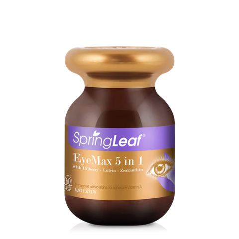 Springleaf Eye Max 5 trong 1 với Bilberry & Lutein & Zeaxanthin 60 viên