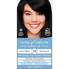 Thuốc nhuộm tóc vĩnh viễn màu đen tự nhiên Tints of Nature 1N 130ml