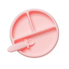 Starting Solids Australia Sucky Scoop Divided Plate Fairy Floss