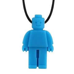 Vòng cổ cảm giác Safari Sensory Block Man Blue