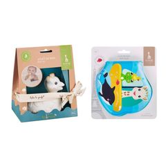 Bộ đồ chơi tắm và sách tắm Sophie la girafe