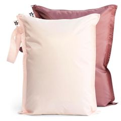 Túi đựng đồ ướt chống bẩn Tiny Twinkle Mess Proof 2 gói màu hồng và đỏ tía