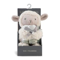 Đồ chơi nhồi bông & máy giặt của Little Linen Company Farmyard Lamb