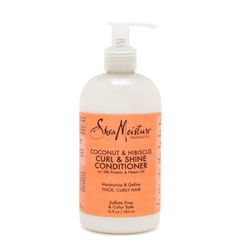Dầu xả Shea Moisture Coconut & Hibiscus Curl & Shine 384ml