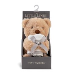 Đồ chơi nhồi bông & máy giặt Little Linen Company Nectar Bear