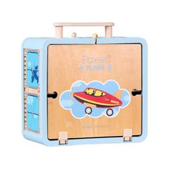 Bộ đồ chơi sân bay bằng gỗ Riababy