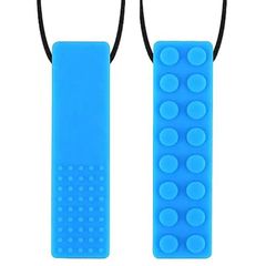 Vòng cổ cảm giác Safari Sensory Khối màu xanh