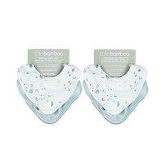 Yếm vải muslin Little Bamboo - Whisper 4 gói