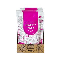 Bột Protein Whey Happy Way I Love You Berry Much Gói du lịch 6x60g
