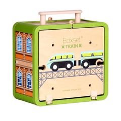 Bộ tàu hỏa gỗ Riababy