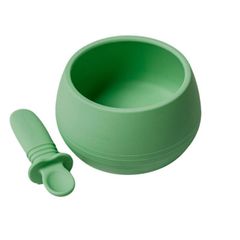 Starting Solids Australia Sucky Scoop Bowl Mint Crisp