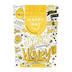 Bột Protein Whey Happy Way Manuka Honey 500g