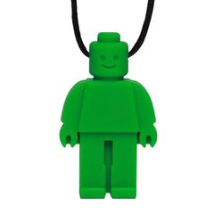 Vòng cổ cảm giác Safari Sensory Block Man màu xanh lá cây đậm