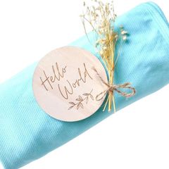 Baby Loves Sleep Koala Hugs Summer Newborn Swaddle Wrap - Cool Mint Một cỡ