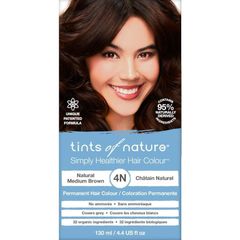 Thuốc nhuộm tóc vĩnh viễn Tints of Nature 4N Natural Medium Brown 130ml