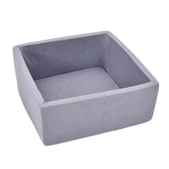 Riababy Soft Square Ball Pit Xám