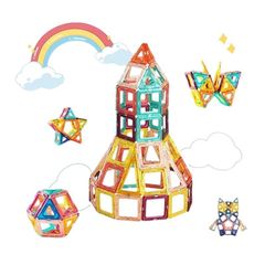 Bộ đồ chơi từ tính Bc Babycare 32 món