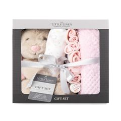 Bộ quà tặng hộp The Little Linen Company Ballerina Bunny