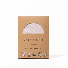 Vỏ bọc đa năng 5 trong 1 Zoe Sage Mama màu hồng nhạt 1 chiếc